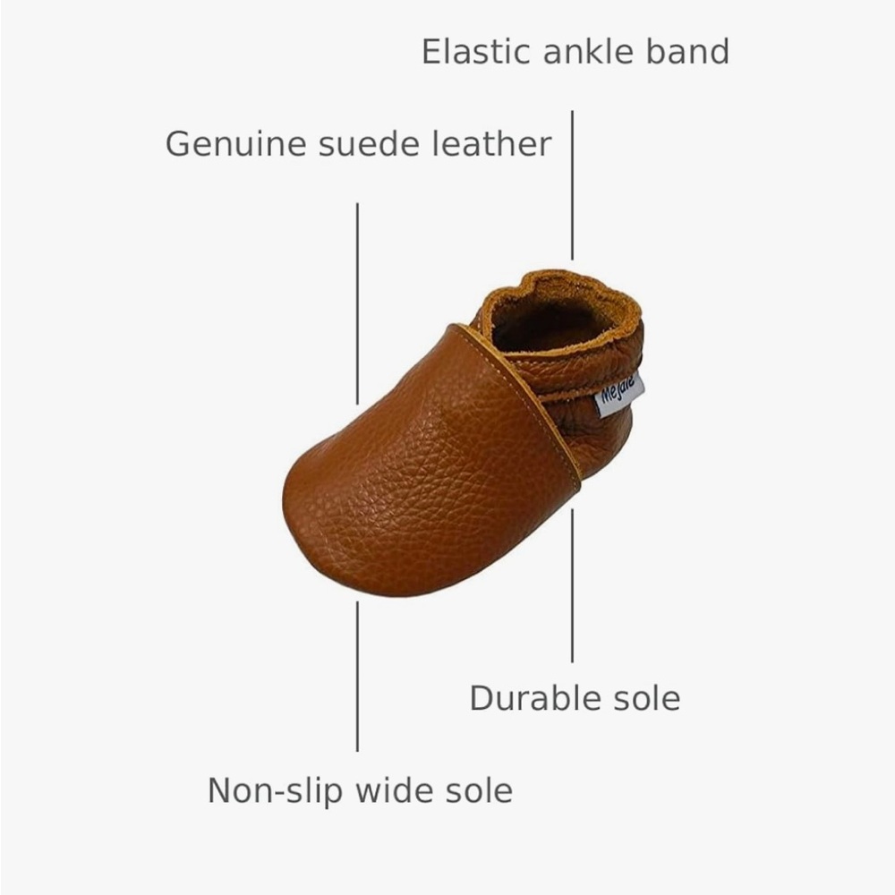 Brown Leather Kids Shoes